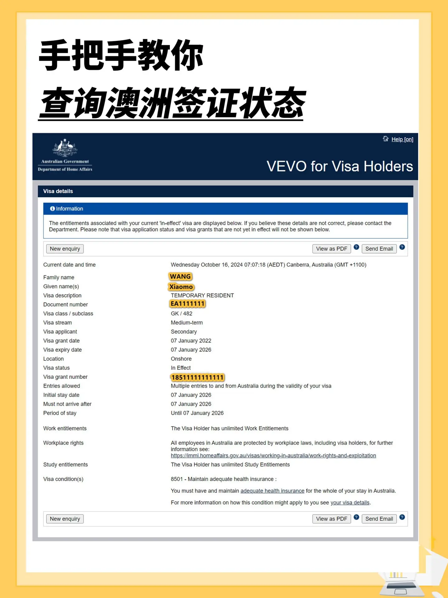 How To Check Australia Visa Status Vevo