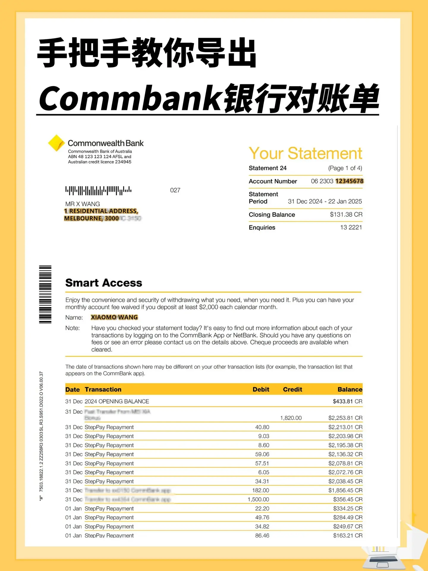 How To Export Commbank Bank Statement Guide