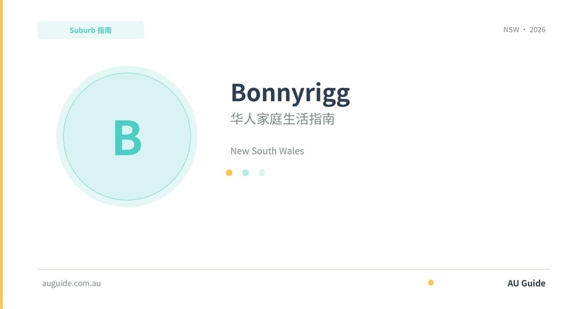 Bonnyrigg Suburb Guide 2025