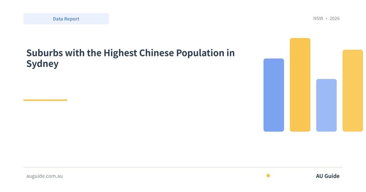 Suburbs with the Highest Chinese Population in Sydney 2025
