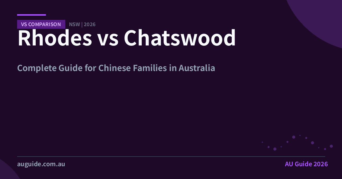 Rhodes vs Chatswood 全方位对比 2025
