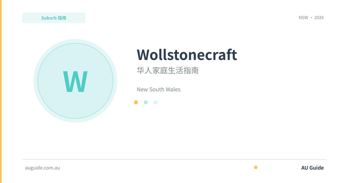 Wollstonecraft Suburb Guide 2025