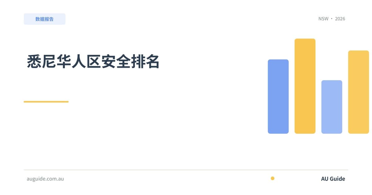 悉尼华人区安全排名2025